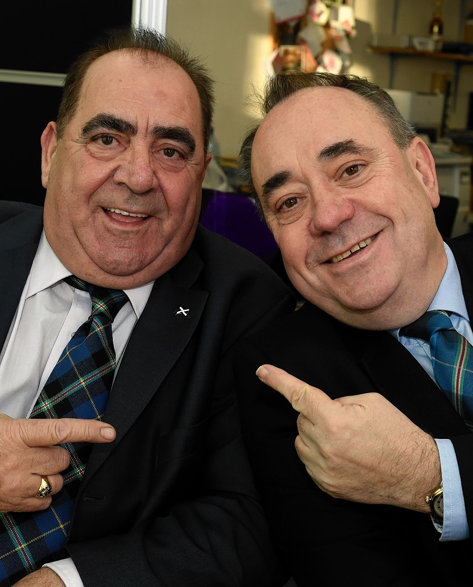Alex Salmond with his look-a-like