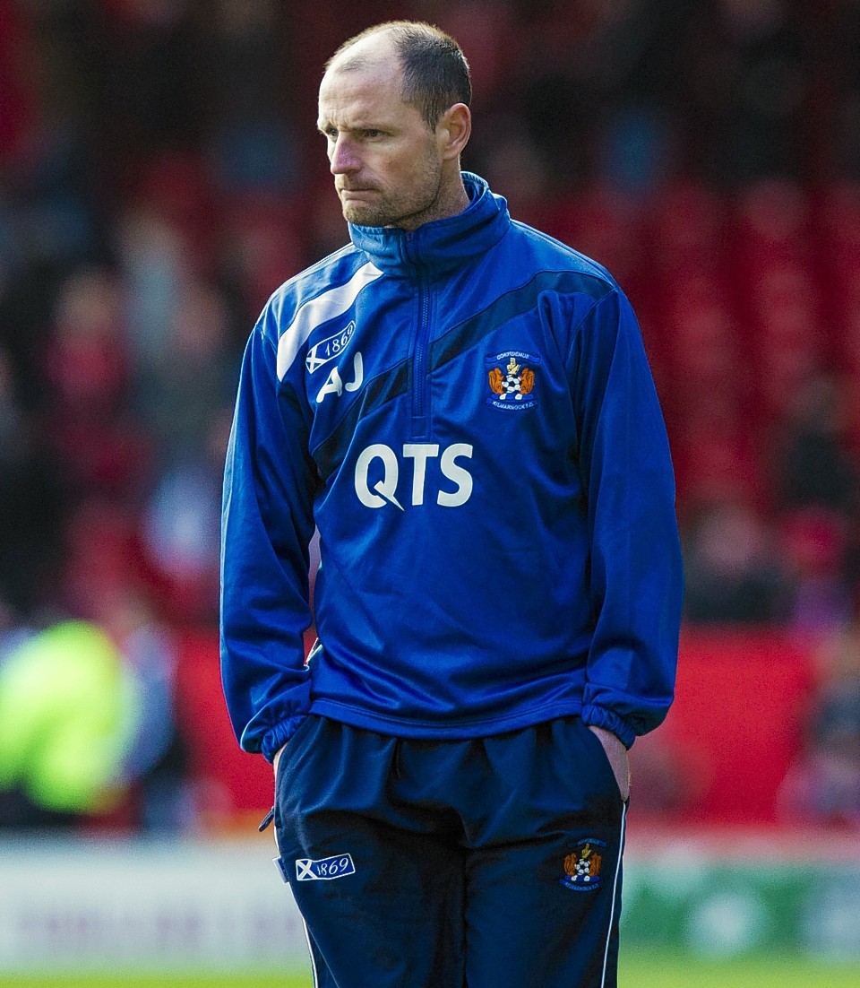 Kilmarnock boss Allan Johnston