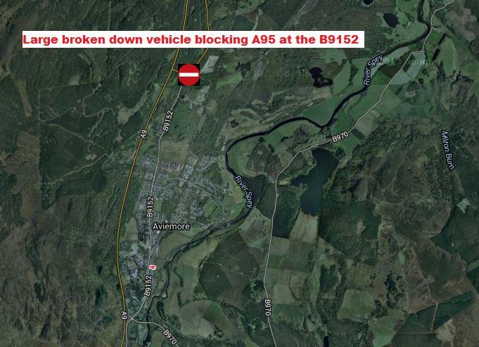 Map of incident near Aviemore