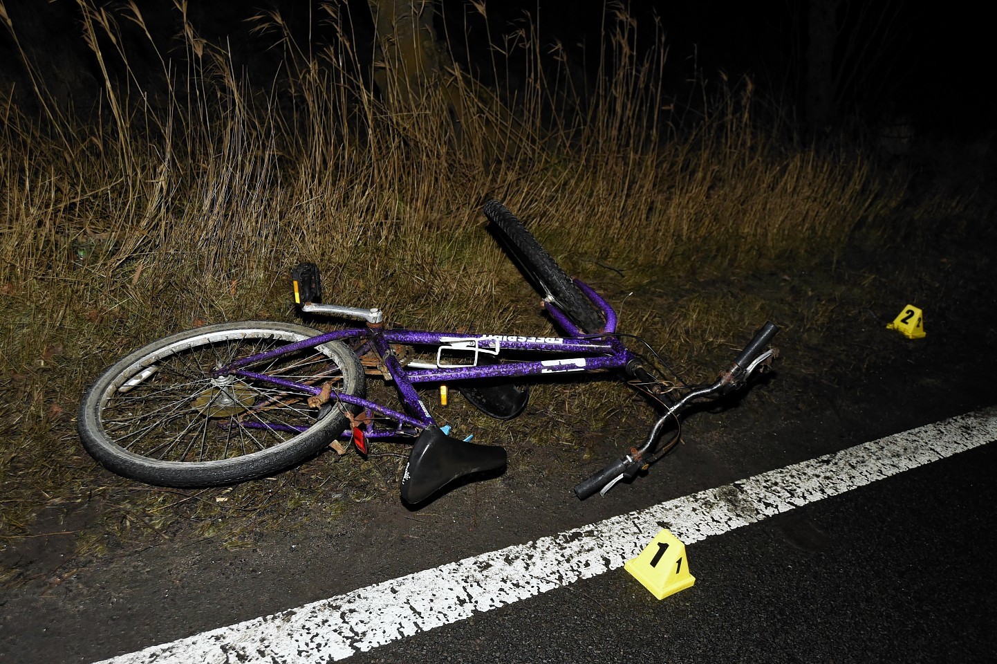 The 20-year-old man's bike