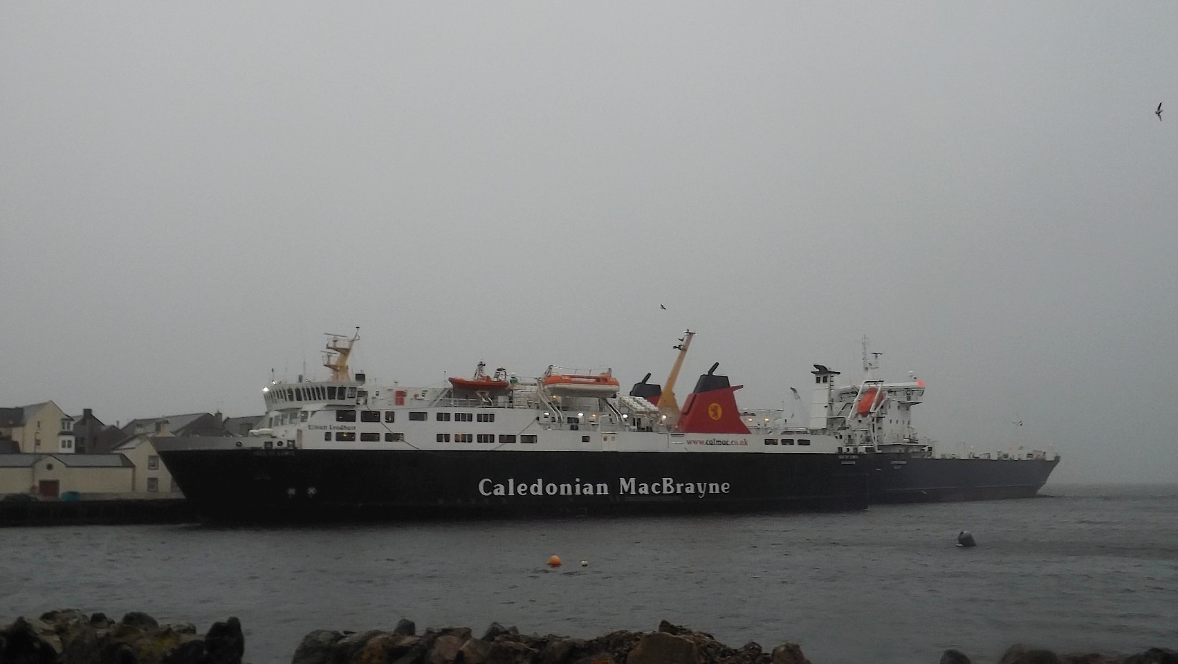 A Caledonian MacBrayne ferry in Stornaway