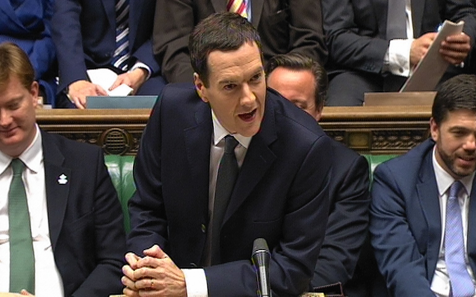 George Osborne told the House of Commons he will cut North Sea oil and gas taxes.
