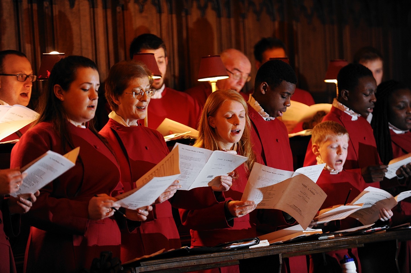 St Andrew's Cathedral, on King Street, hosted the annual Festival of Nine Lessons and Carols, a service featuring a mix of popular and historic Christian hymns. Credit: Kenny Elrick.