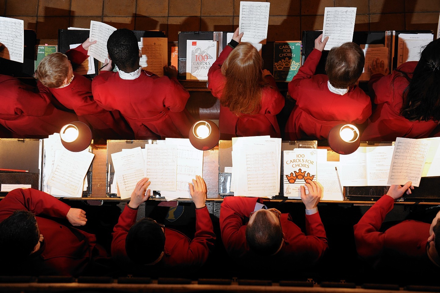 St Andrew's Cathedral, on King Street, hosted the annual Festival of Nine Lessons and Carols, a service featuring a mix of popular and historic Christian hymns. Credit: Kenny Elrick.