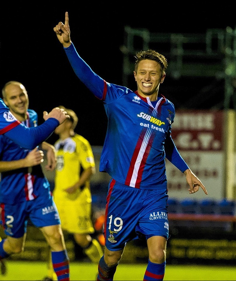 Danny Williams won the points for Caley Thistle with a stunning strike