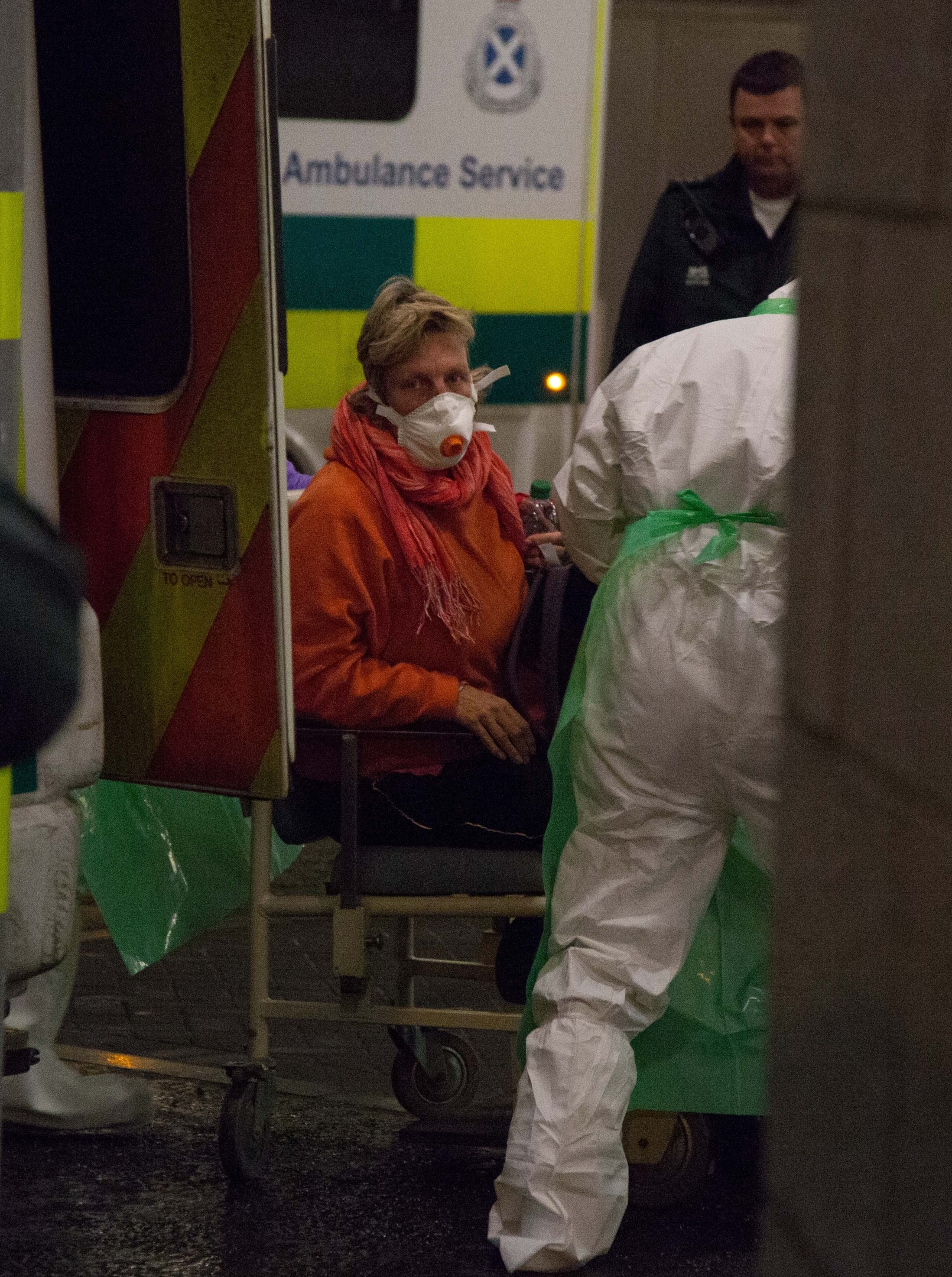 A suspected Ebola patient staying at Torridon Youth Hostel was transported to Aberdeen Royal Infirmary where she was tested