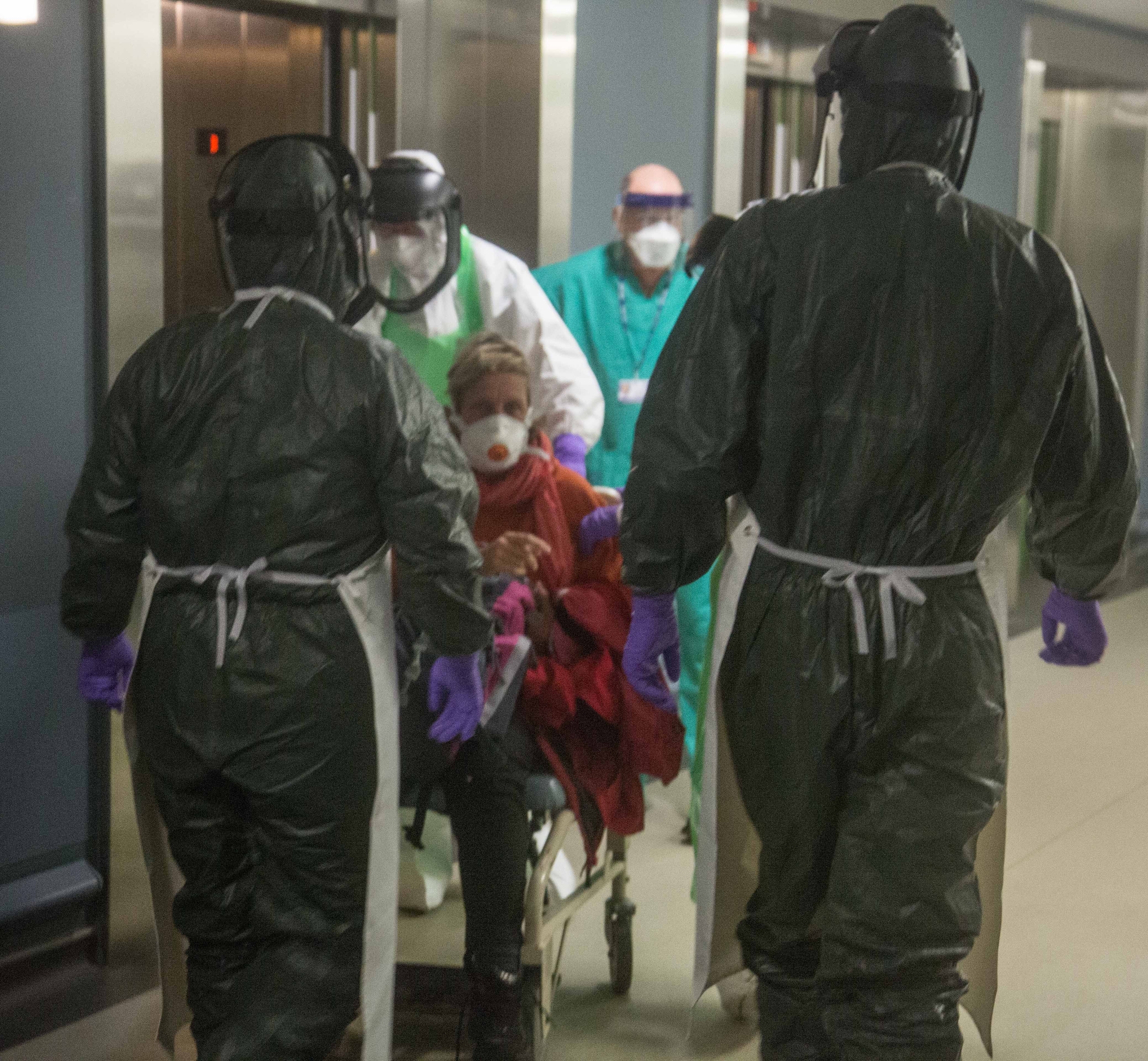 A suspected Ebola patient staying at Torridon Youth Hostel was transported to Aberdeen Royal Infirmary where she was tested