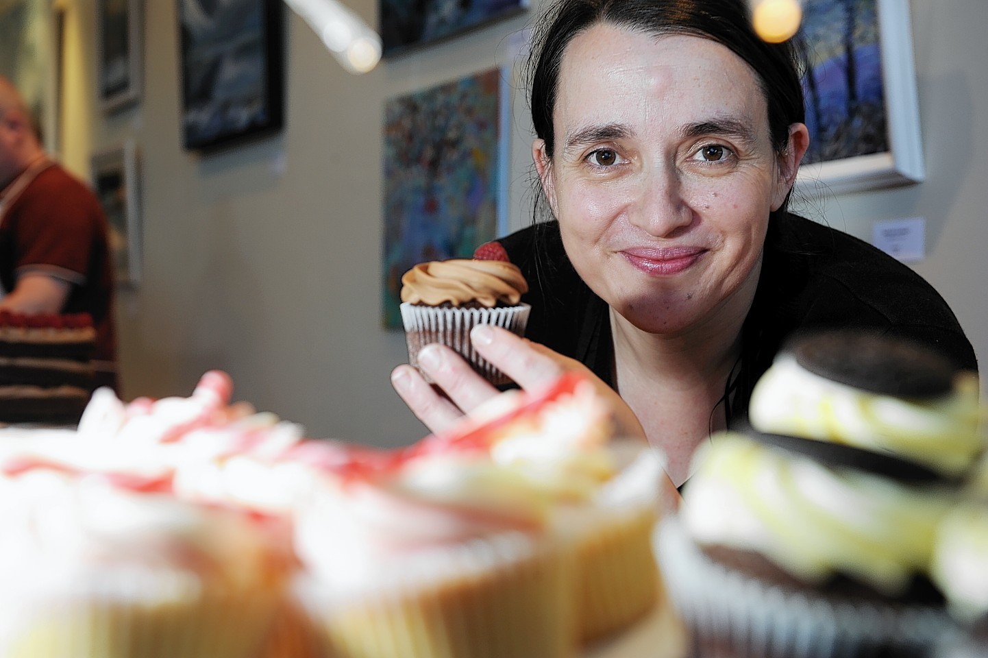 Jeni Ianetta from Bad Girl Bakery at the fair