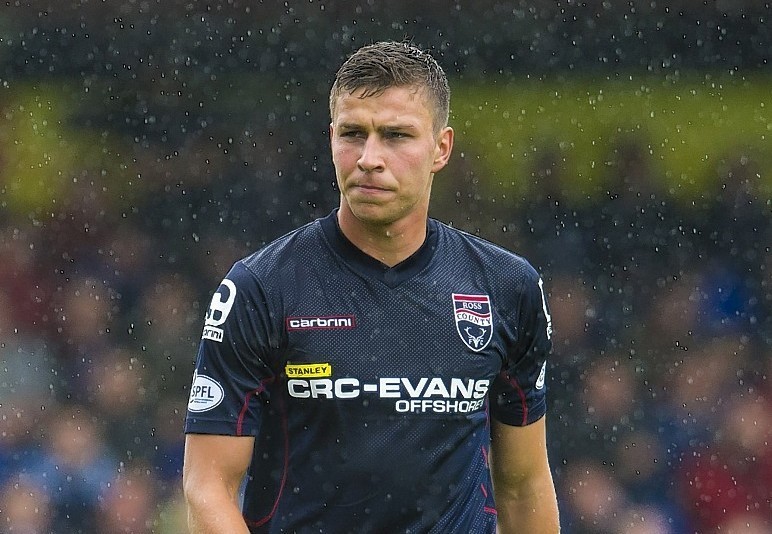 Filip Kiss in action for Ross County in 2014. Image: SNS