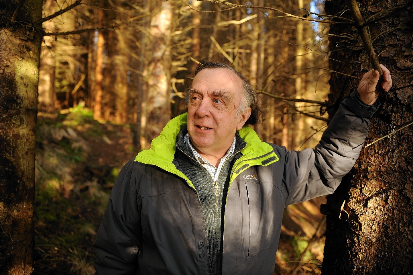 John Graham, treasurer of Aigas Community Woodland