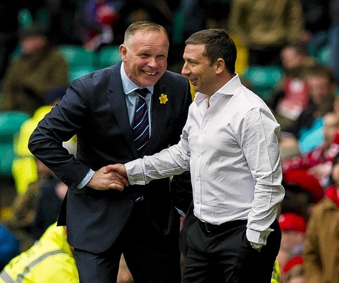 Caley Thistle boss John Hughes and Aberdeen manager Derek McInnes have both been named on the shortlist