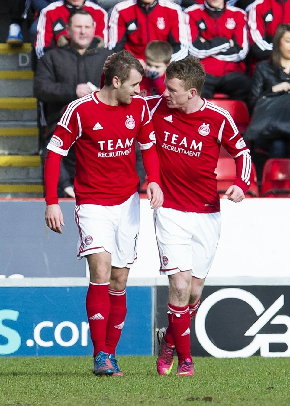 Niall McGinn has been a constant threat all season while Jonny Hayes has impressed both in defence and midfield