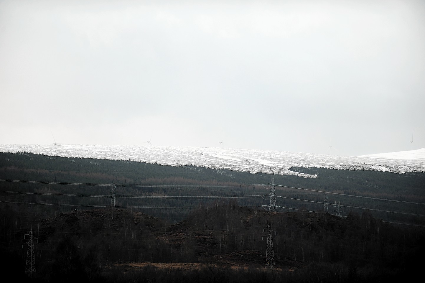 The site of the Millenium wind farm