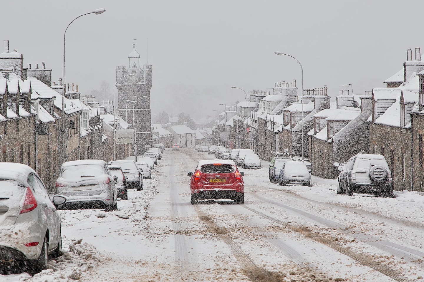 Snow in Moray in December