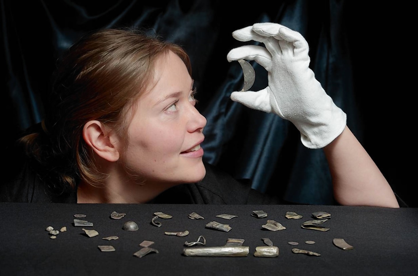 Archaeologists from National Museums Scotland and the University of Aberdeen’s Northern Picts project have unearthed a hoard of Late Roman and Pictish silver buried in a field in Aberdeenshire