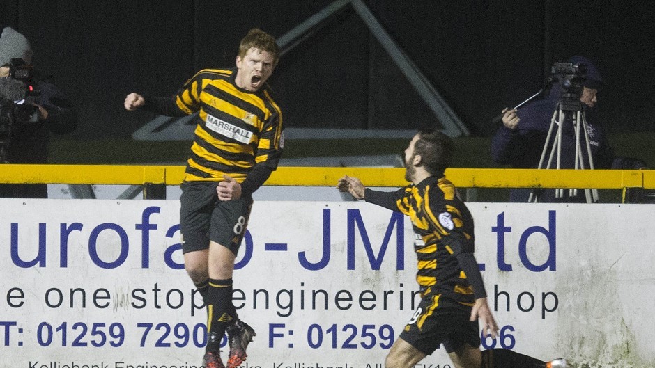 Ryan McCord was then celebrating as he pulled the scores level