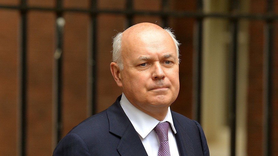 Work and Pensions Secretary Iain Duncan Smith