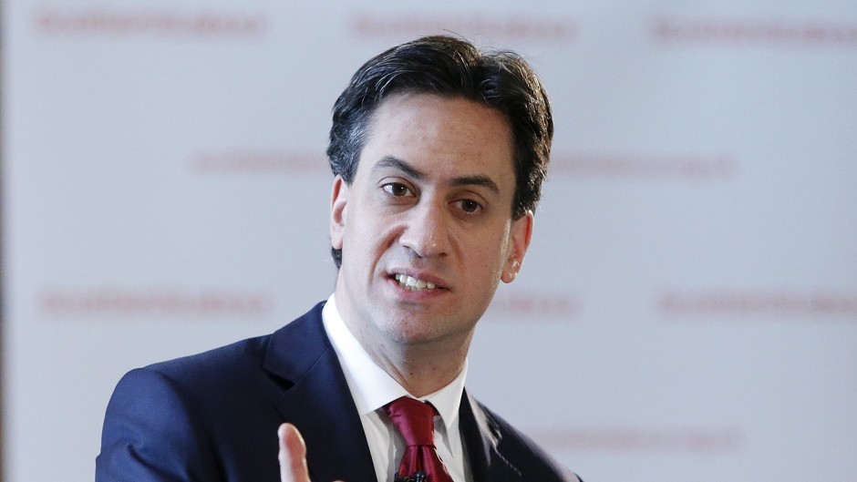 Labour leader Ed Miliband