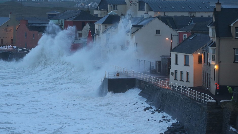 Forecasters have issued weather warnings for this weekend, with 100mph winds and huge waves predicted 