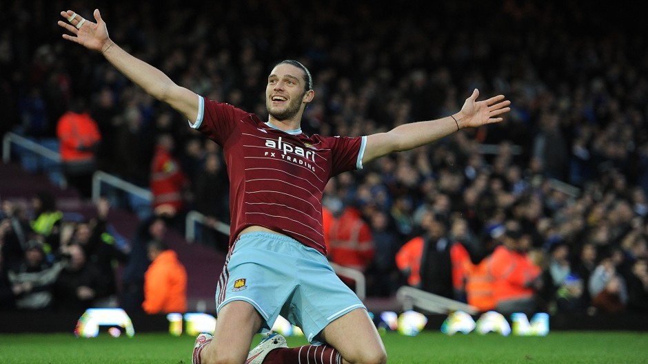 West Ham's Andy Carroll is reportedly a target for Sevilla