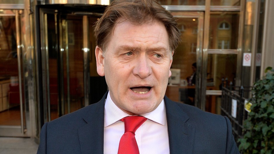 Falkirk MP Eric Joyce leaves Westminster Magistrates' Court