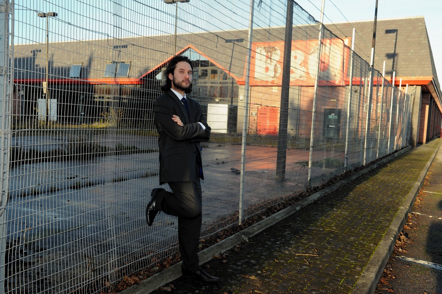 Councillor Richard Laird at the site of the former B&Q in Inverness