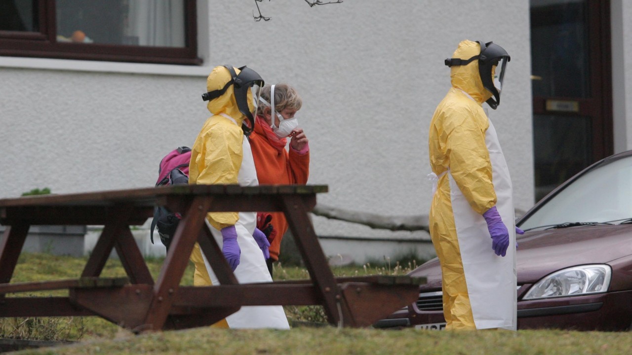 A suspected Ebola patient staying at Torridon Youth Hostel was transported to Aberdeen Royal Infirmary where she was tested