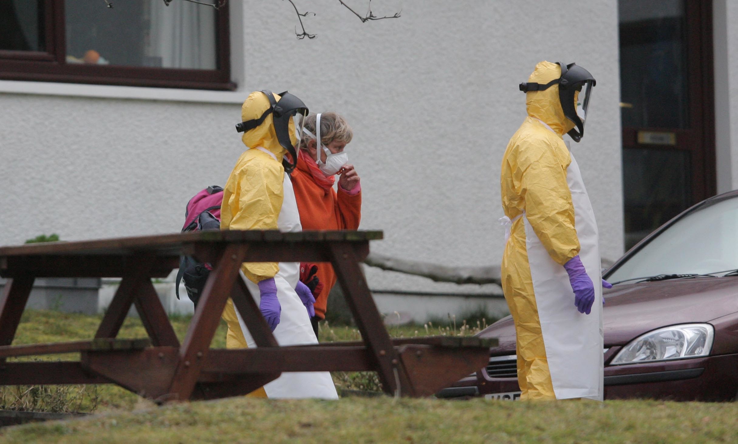 A suspected Ebola patient staying at Torridon Youth Hostel was transported to Aberdeen Royal Infirmary where she was tested