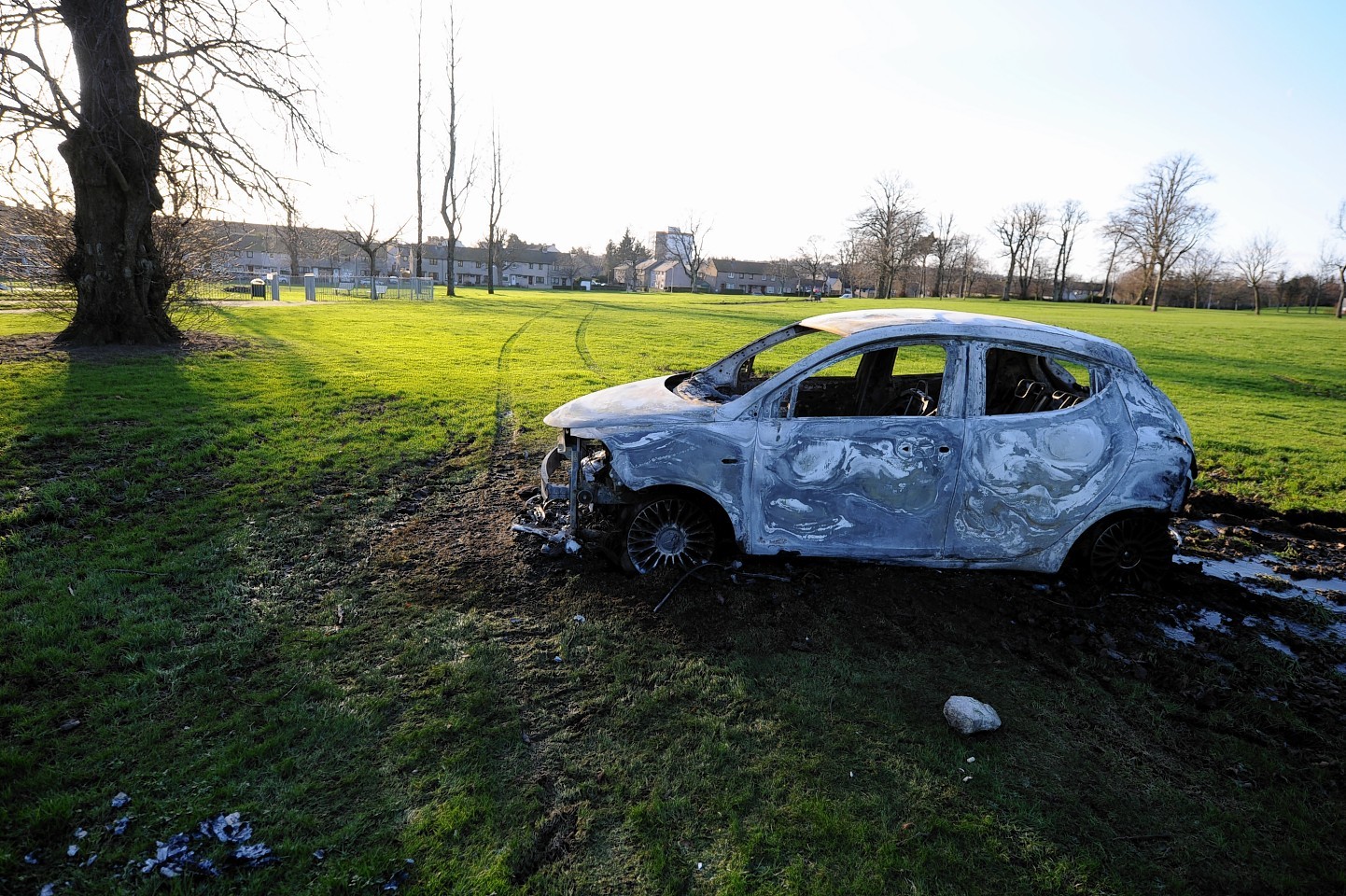 Car destroyed in Sheddocksley