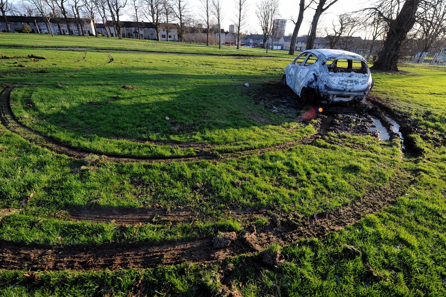 Car destroyed in Sheddocksley