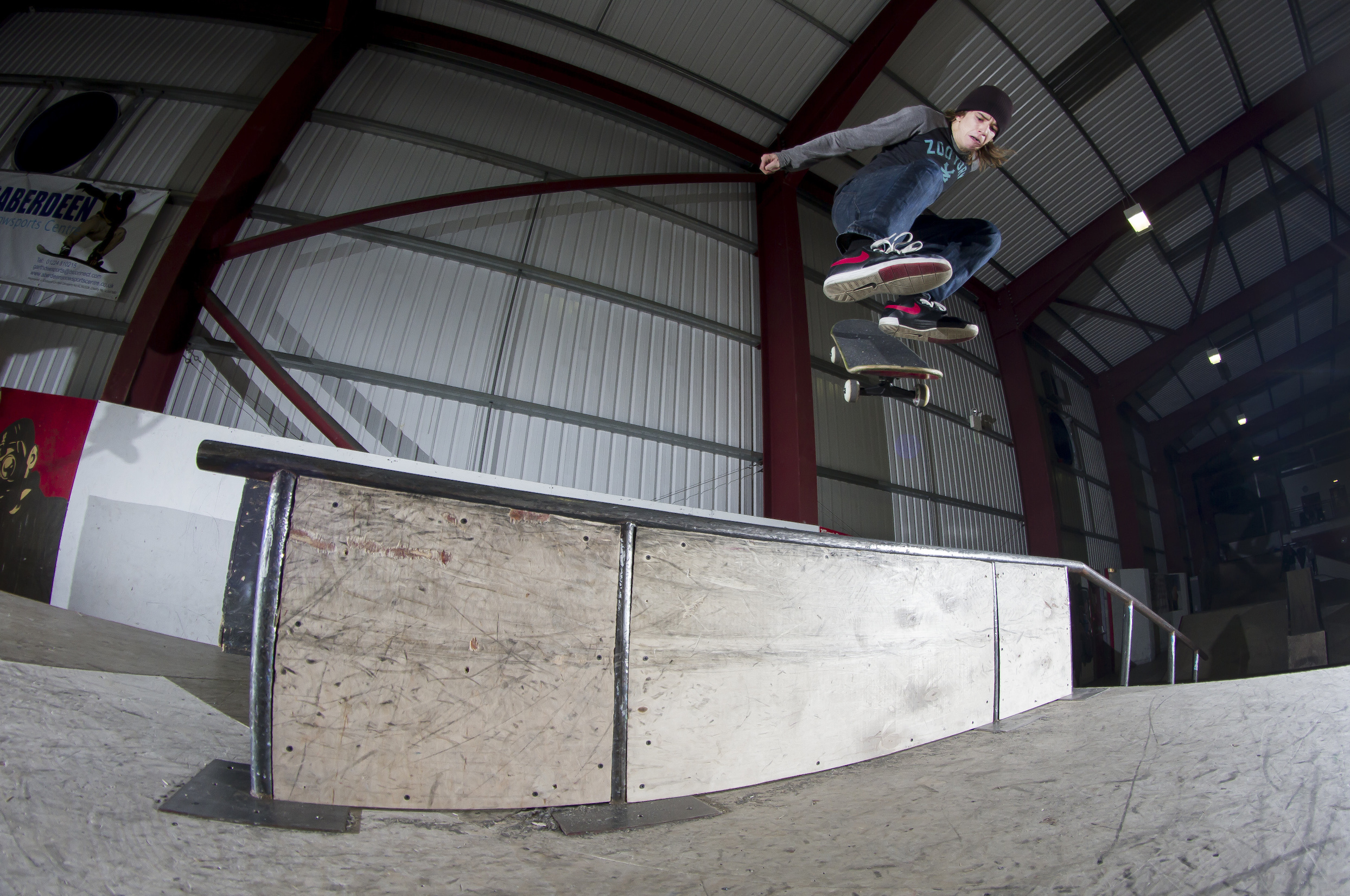 Transition Extreme's Matthew Smith puts the current park through its paces