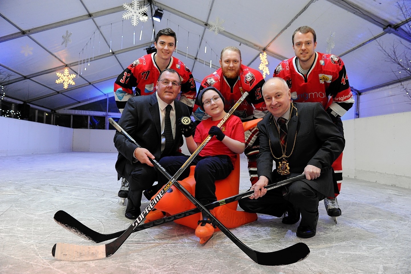 Aberdeen's outdoor ice rink opens at Union Terrace Gardens