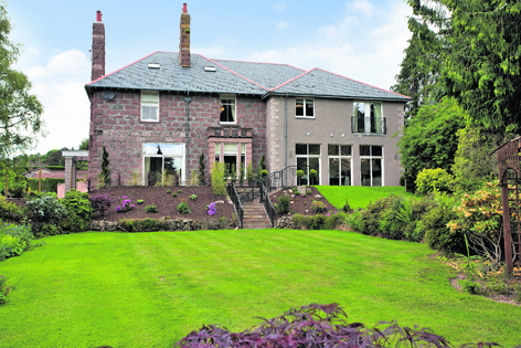 Toftwood, a six-bedroom pink granite home in Milltimber