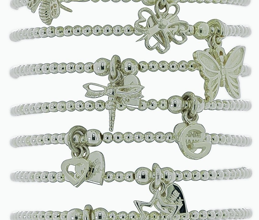 Annie Haak Santeenies Silver Bracelets, £30 each