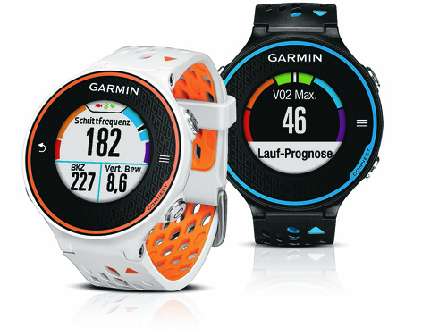 The Garmin Forerunner GPS watch is ready for action right out of the box