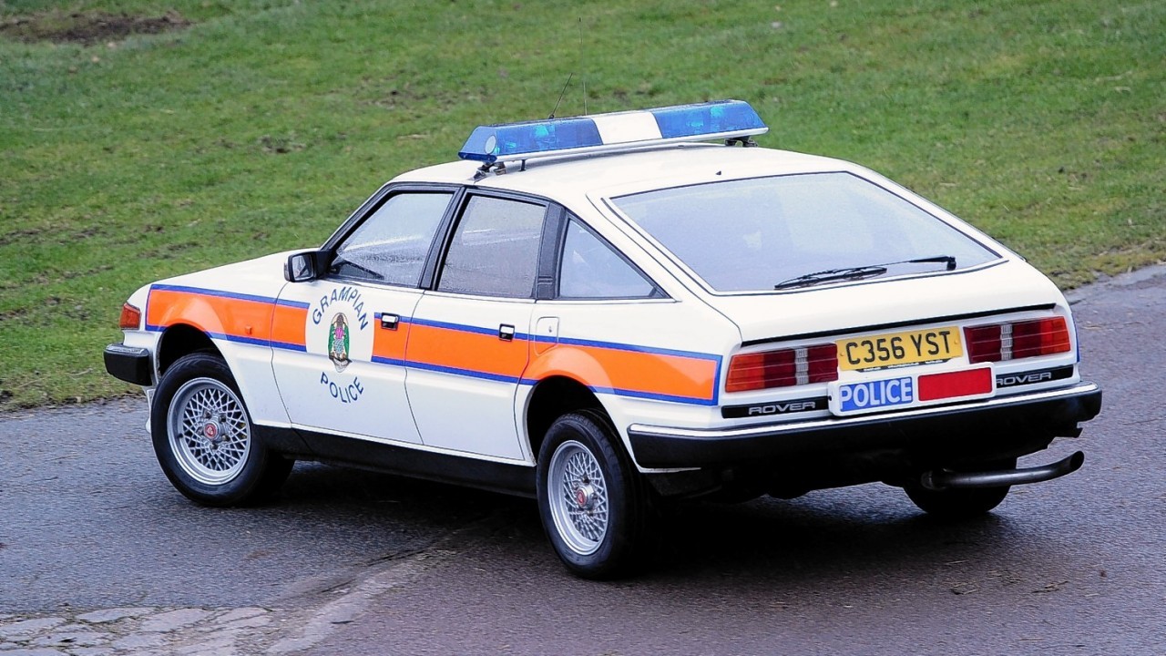 The 1985 police Rover SD1 Vitesse