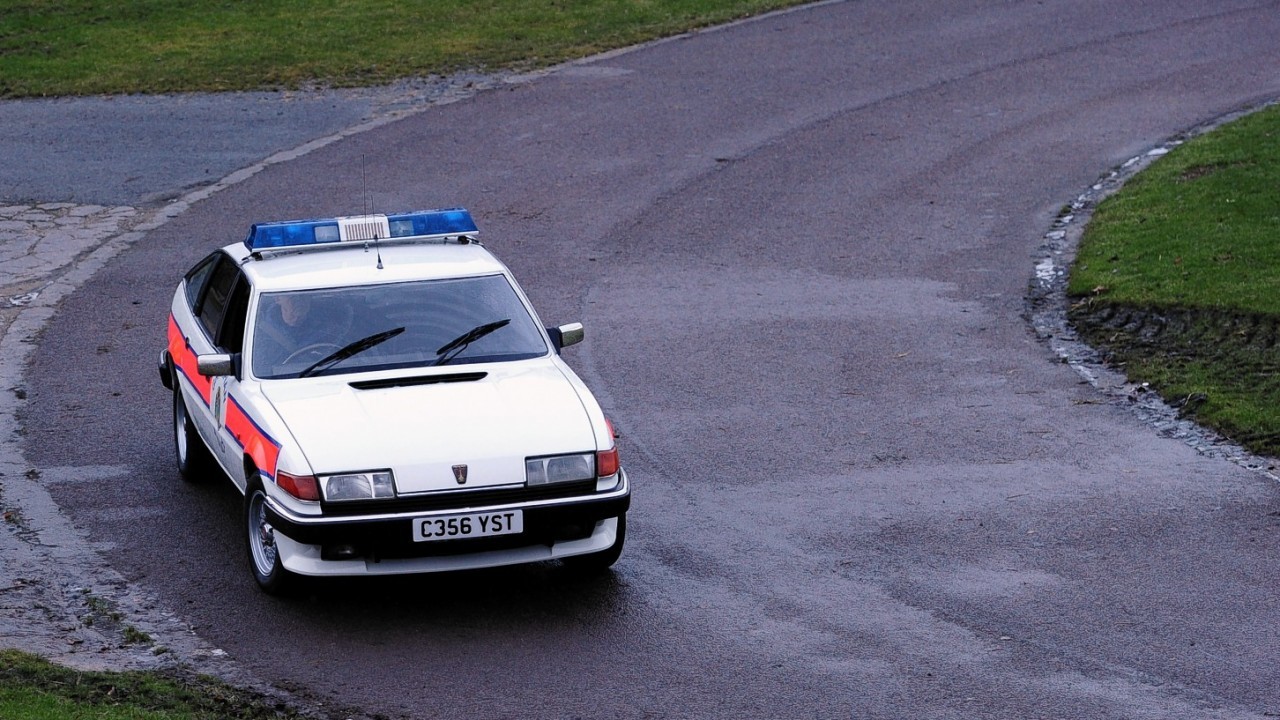 The 1985 police Rover SD1 Vitesse