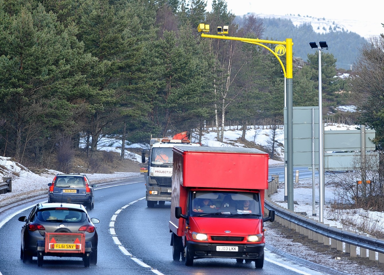 A9 average speed cameras