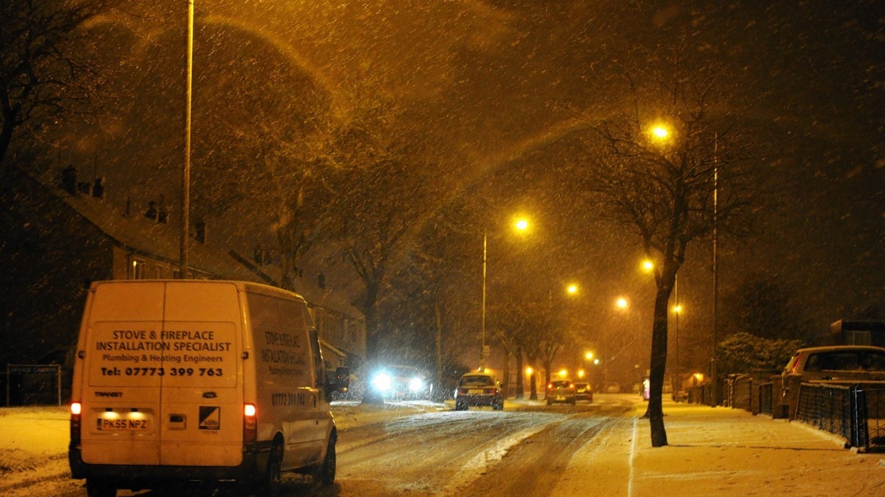 Aberdeen had its first heavy snowfall of the winter last week