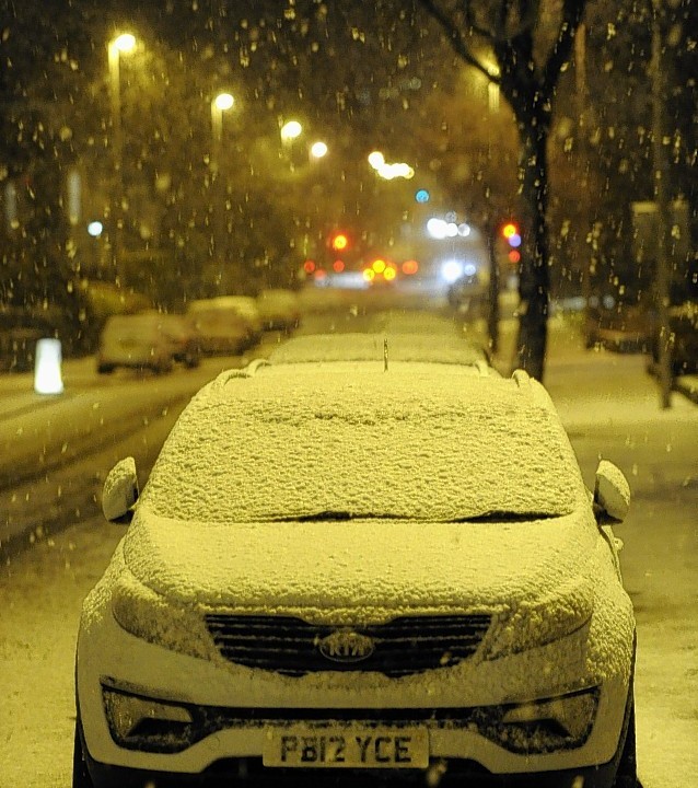 Aberdeen had its first heavy snowfall of the winter last week