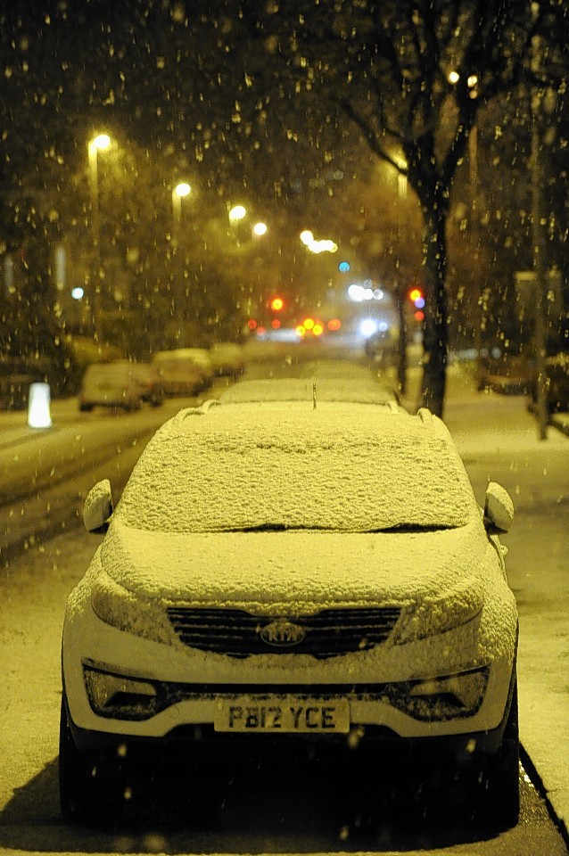 Aberdeen had its first heavy snowfall of the winter last week