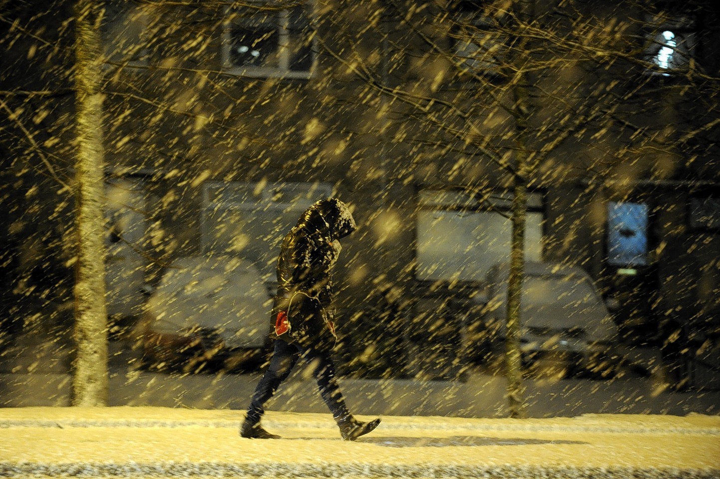 Aberdeen had its first heavy snowfall of the winter last week