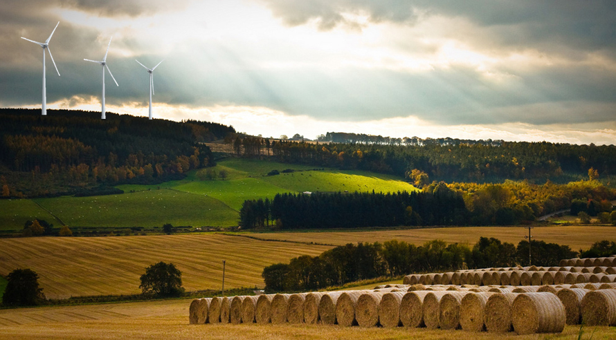 Artist impression: What the proposed Black Isle turbines might look like according to the protestors