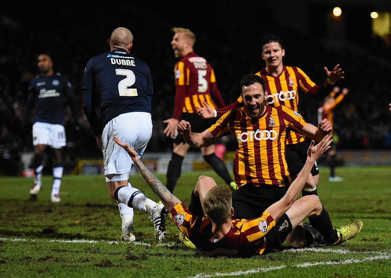 Bradford celebrate last night