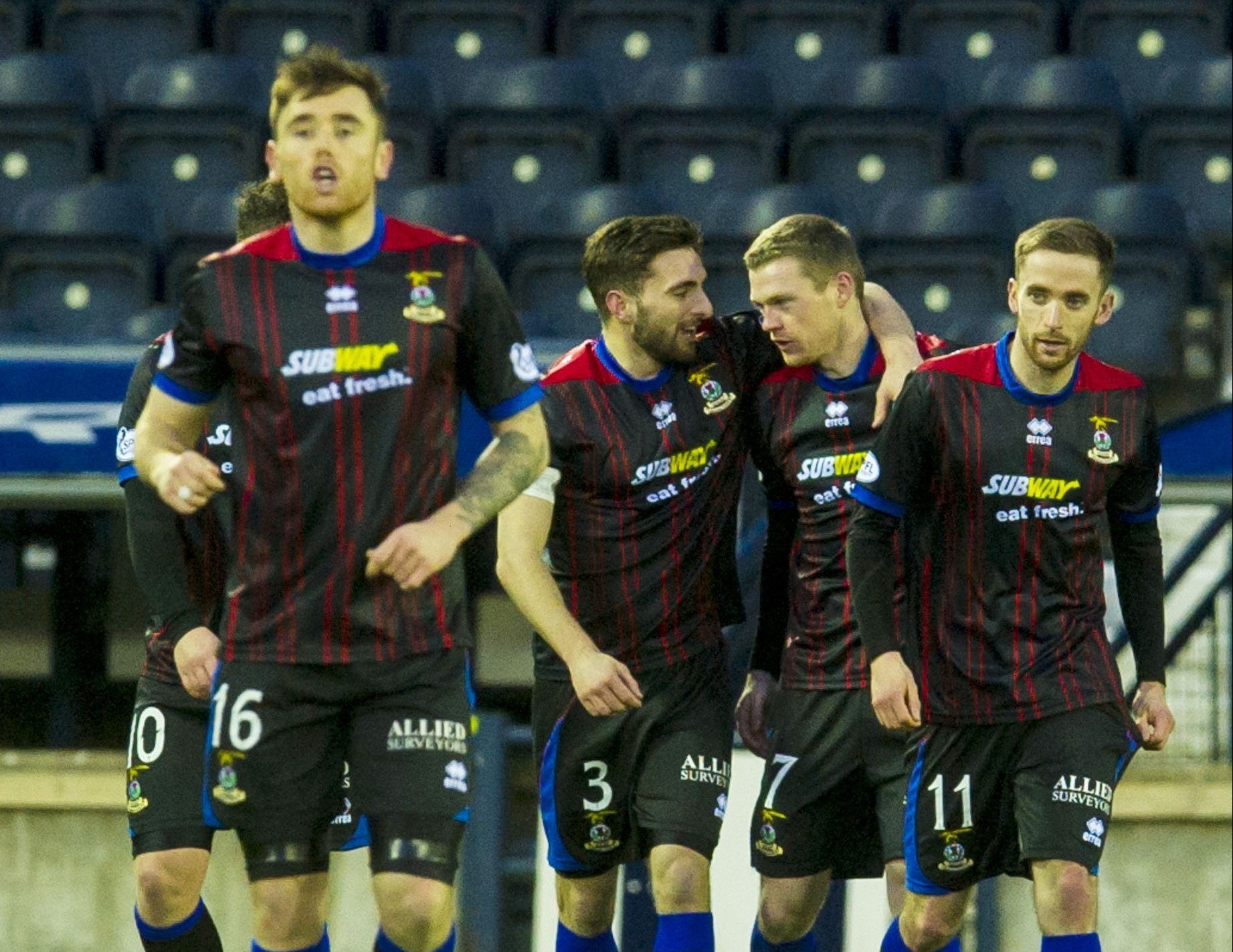 Caley Thistle celebrate turning the game round