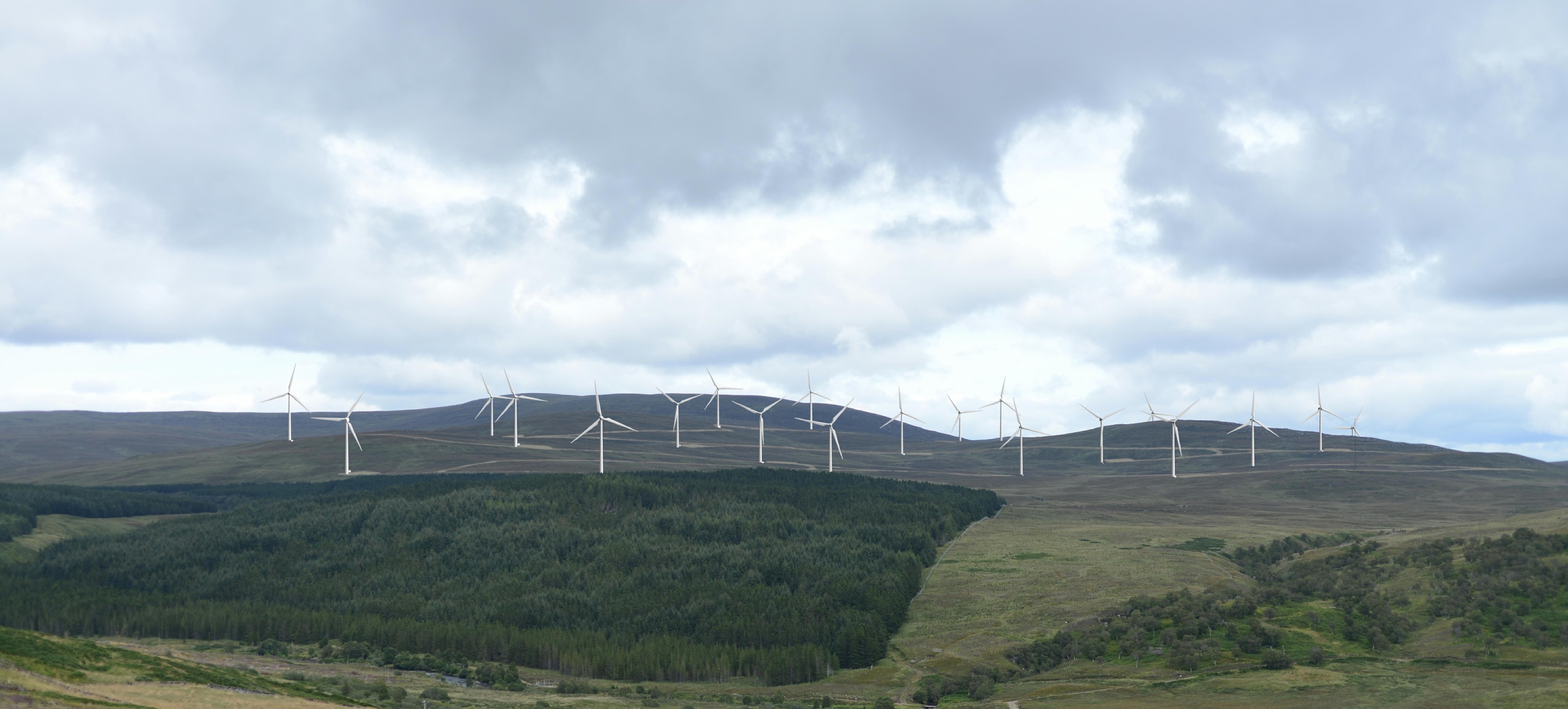 An artist's impression of the proposed Caplich wind scheme.