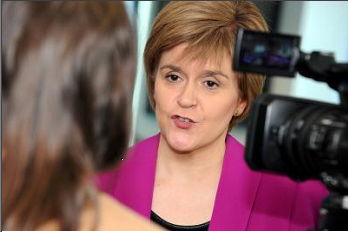 First Minister Nicola Sturgeon during her visit to Sea Energy Ltd at Britannia House, Westhill.