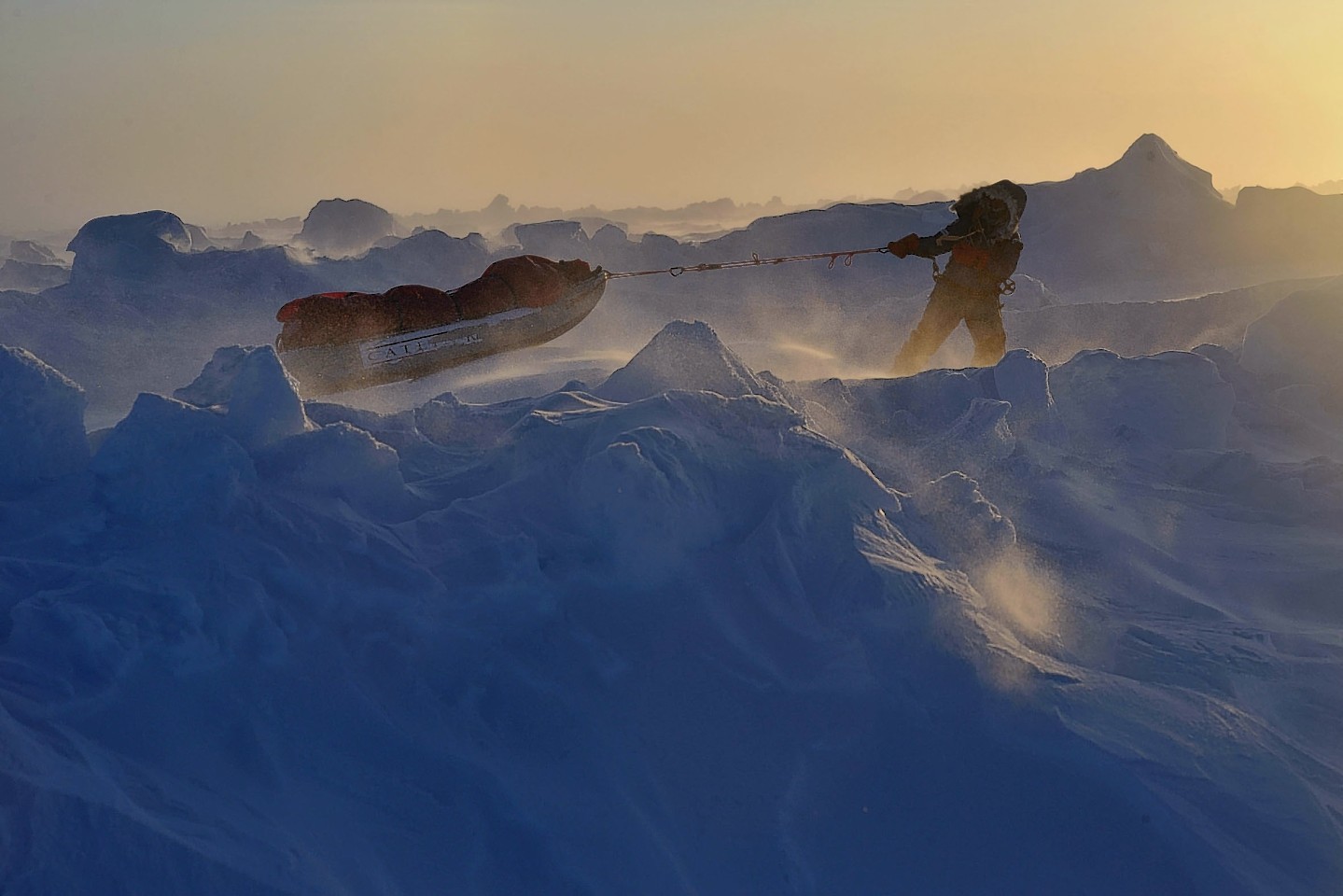 Charlie Paton in the North Pole on a previous expedition