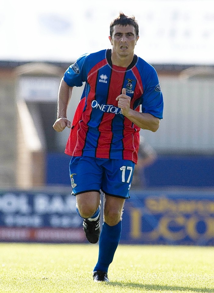 Craig Dargo found the back of the net while playing for Brewster in Inverness