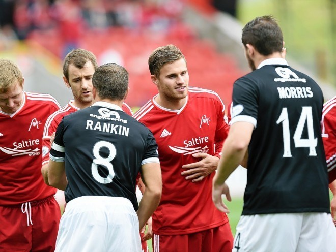 David Goodwillie will line up against his former side today.